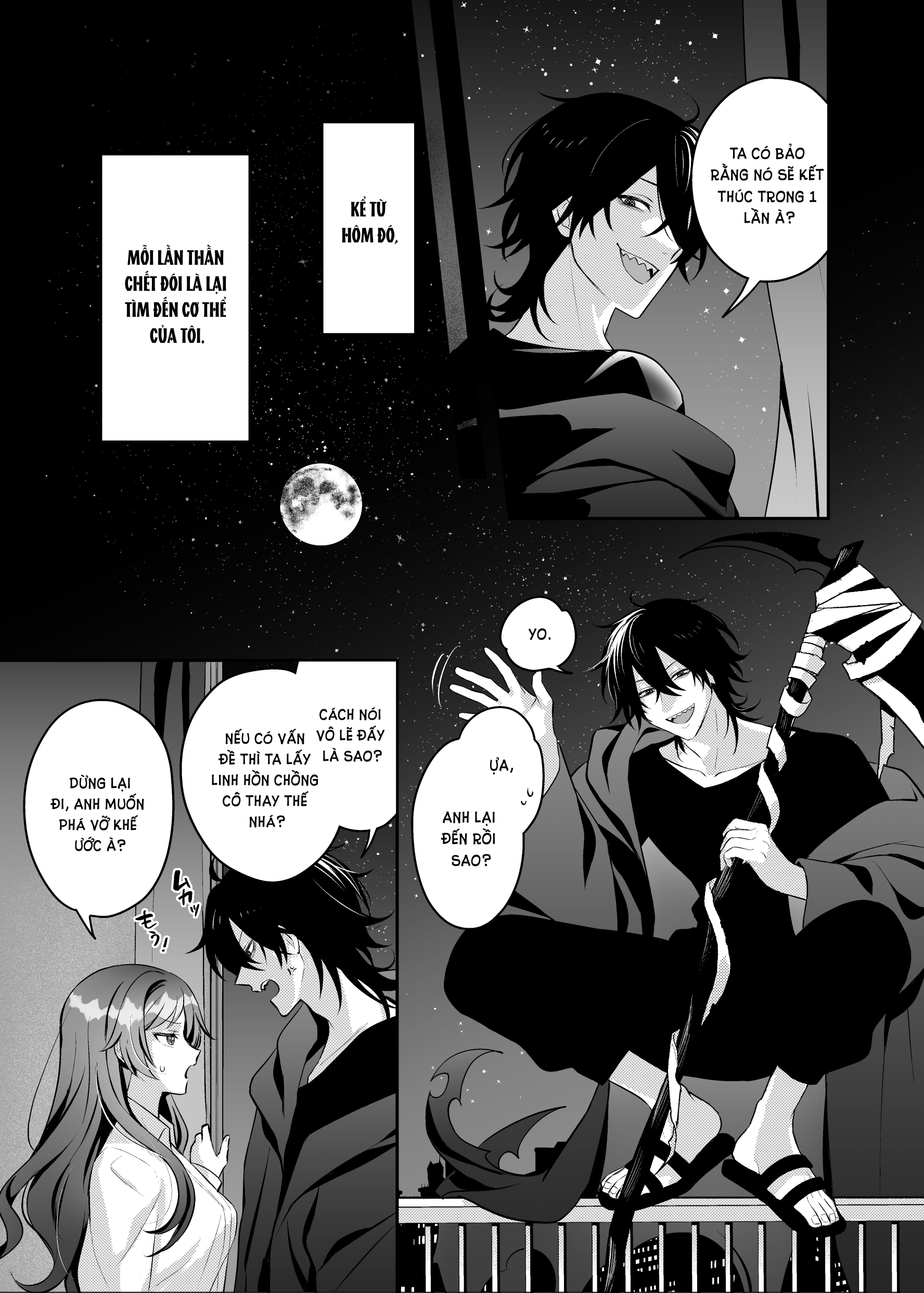 NTR - Tôi Đã Kí Khế Ước Với Thần Chết Bạo Dâm Chapter 1 - Page 16