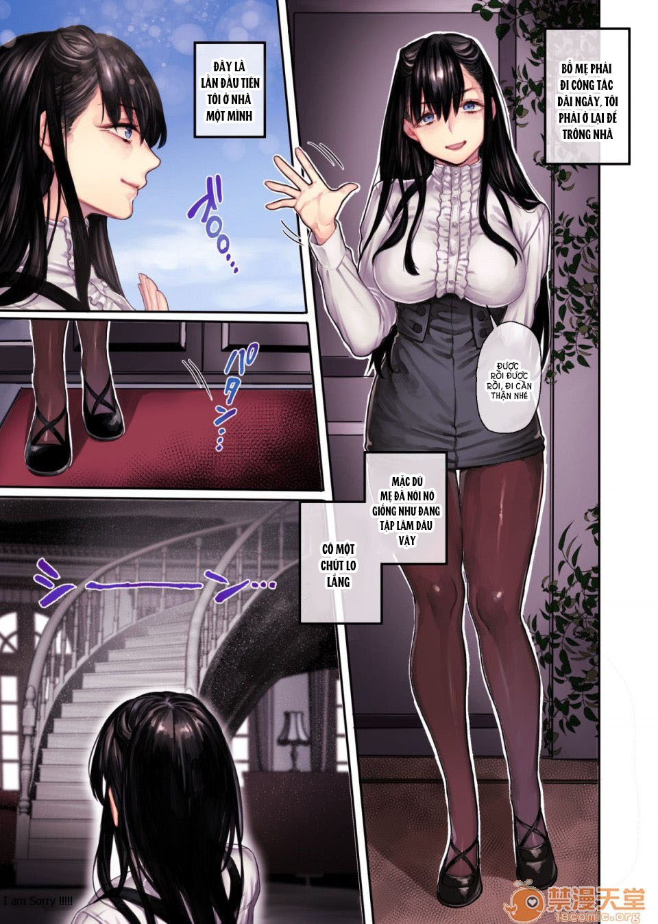 Thiếu Nữ Và Linh Hồn Bị Ràng Buộc Tại Dinh Thự Ma Chapter 1 - Page 7