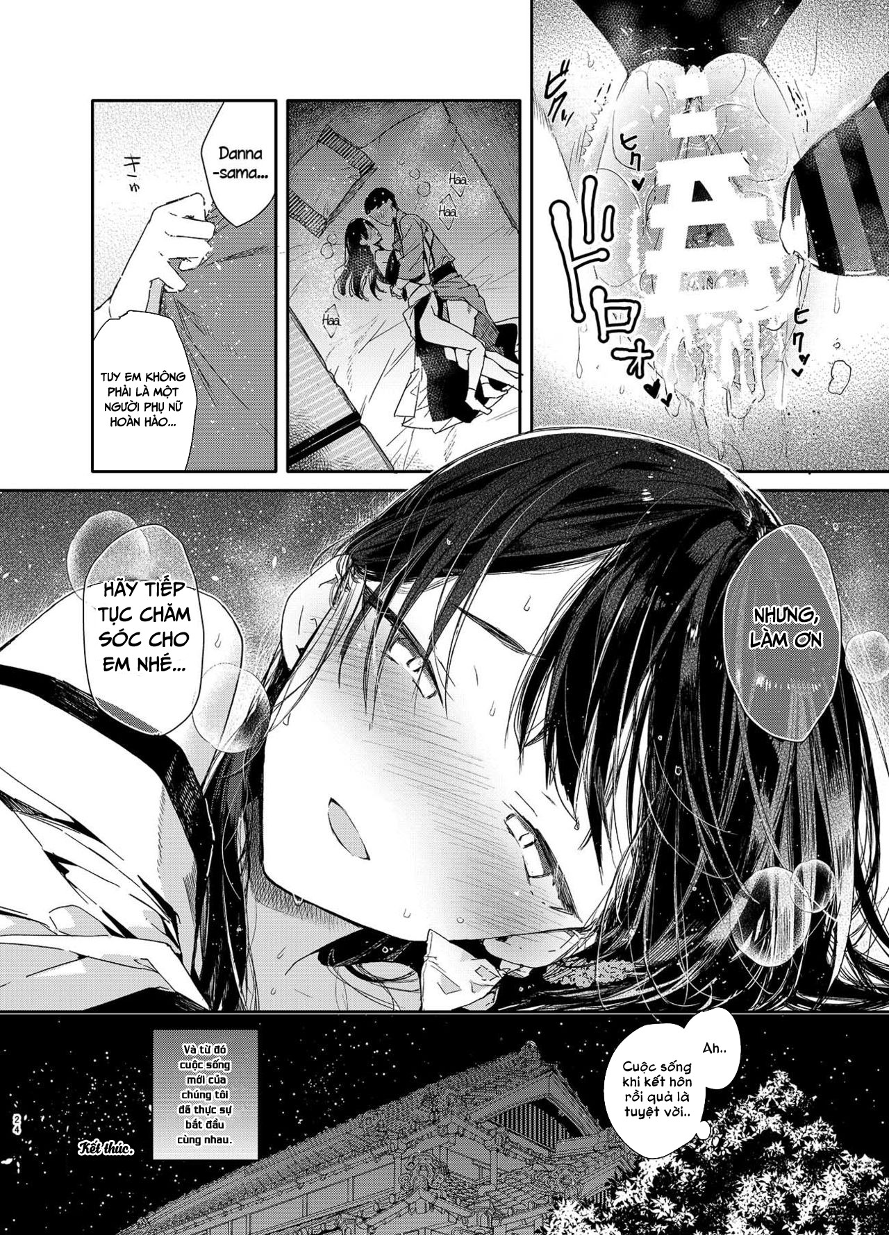 Tâm Tình Cùng Cô Vợ Dâm Đãng Trong Tà Áo Kimono Chapter 1 - Page 24