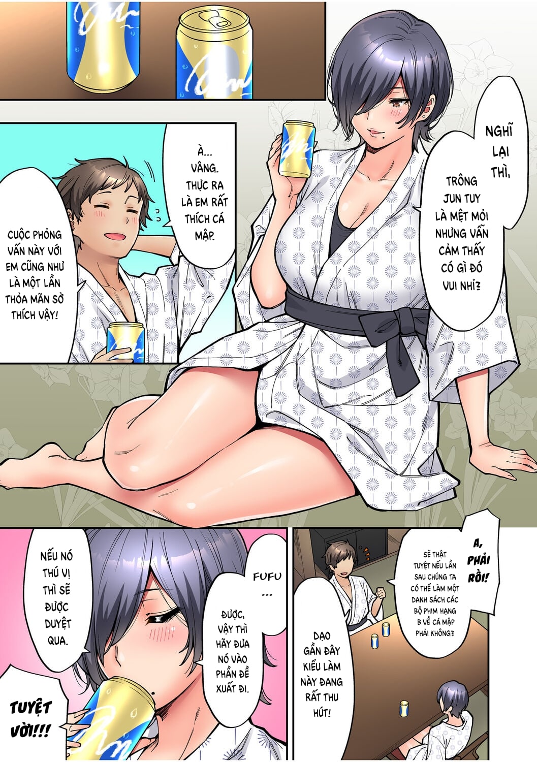 Làm Tình Với Vị Sếp Say Xỉn Mà Tôi Ngưỡng Mộ! Chapter 3 - Page 8