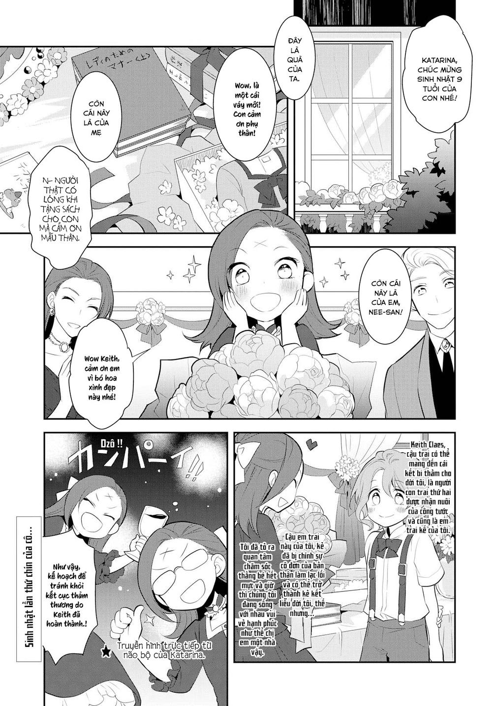 Sau Khi Được Tái Sinh, Tôi Bị Kéo Vào Game Otome Với Vai Trò Nữ Ác Nhân Và Bị Gắn Toàn Flag Đen... Chapter 3 - Page 4