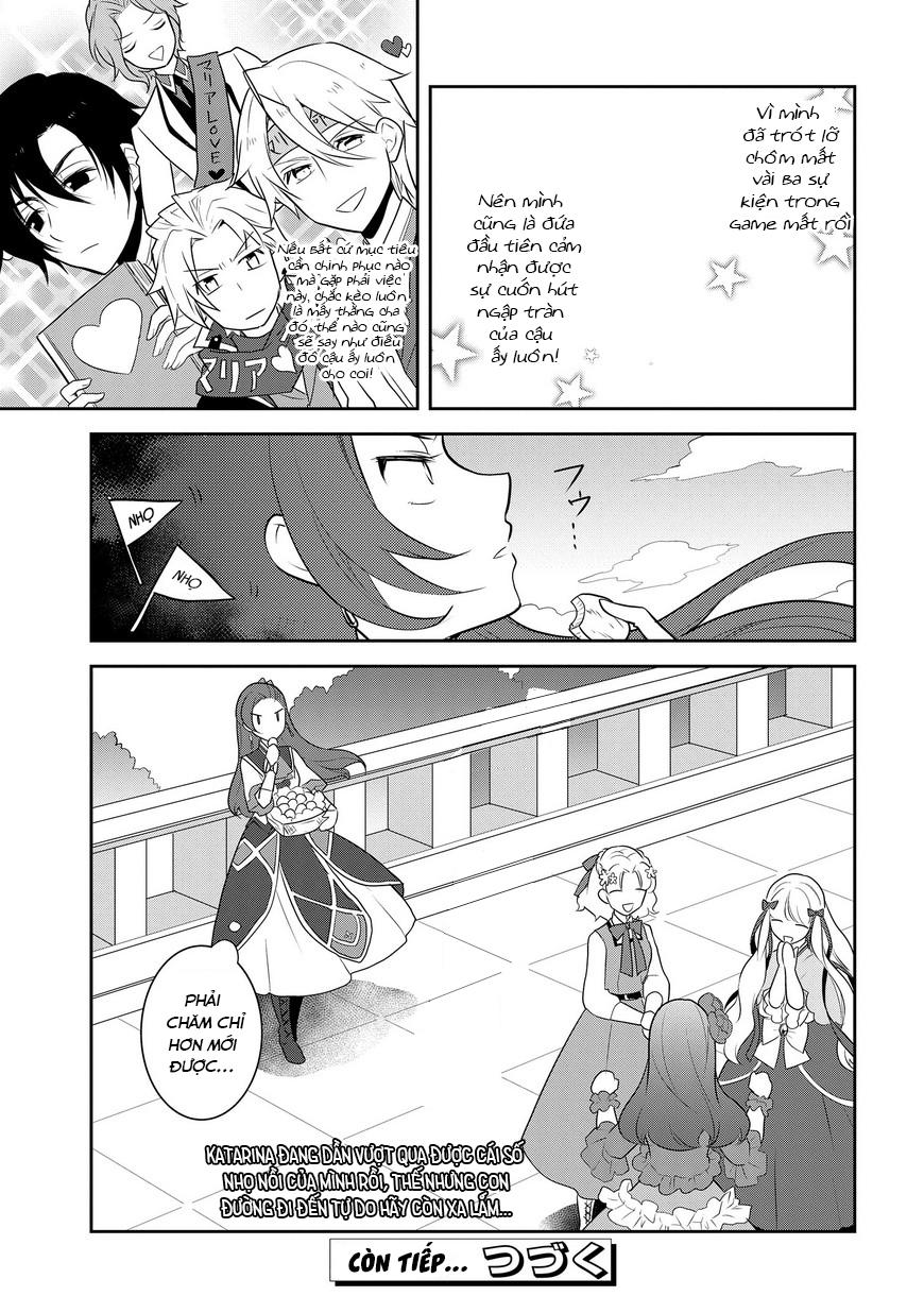 Sau Khi Được Tái Sinh, Tôi Bị Kéo Vào Game Otome Với Vai Trò Nữ Ác Nhân Và Bị Gắn Toàn Flag Đen... Chapter 10 - Page 34