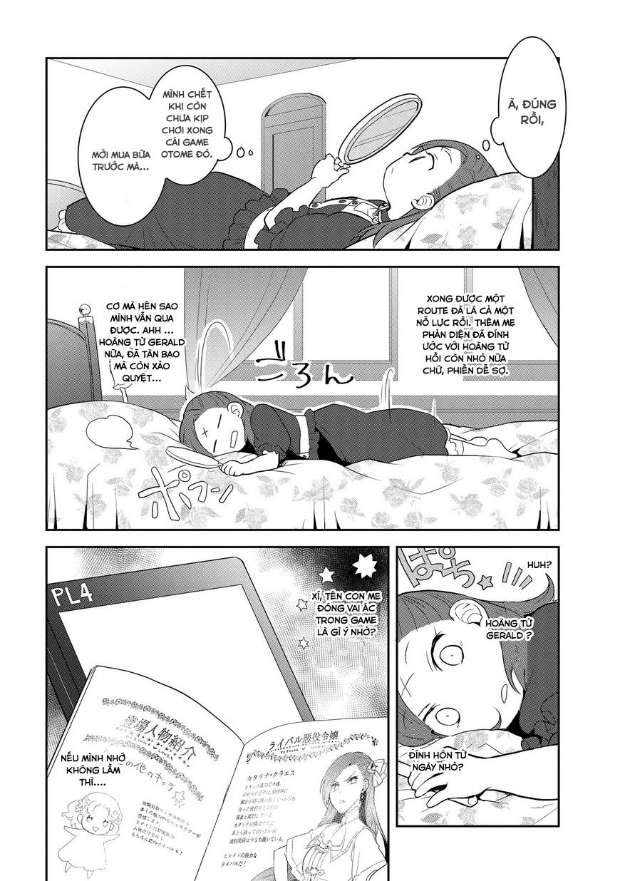 Sau Khi Được Tái Sinh, Tôi Bị Kéo Vào Game Otome Với Vai Trò Nữ Ác Nhân Và Bị Gắn Toàn Flag Đen... Chapter 1 - Page 17