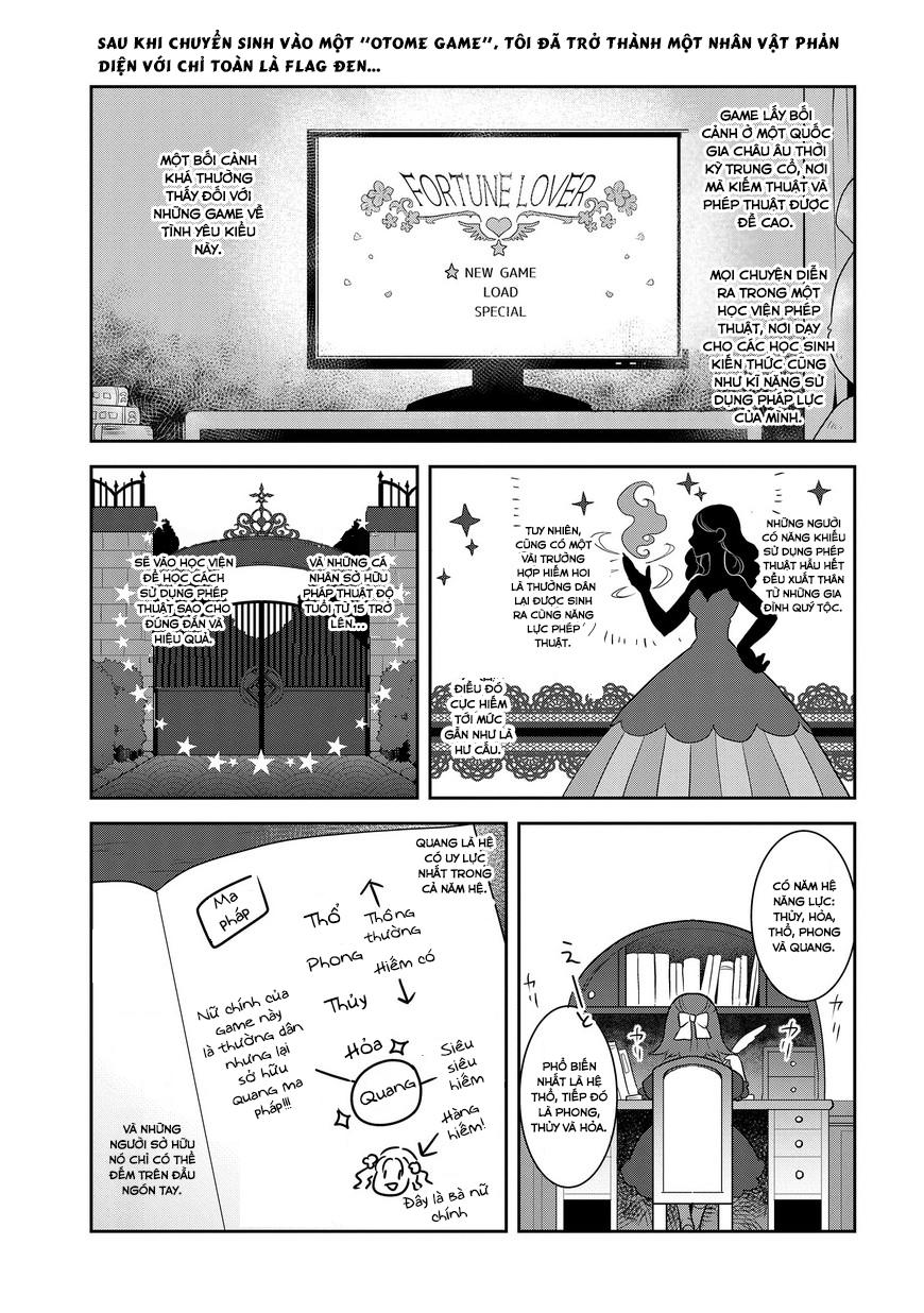 Sau Khi Được Tái Sinh, Tôi Bị Kéo Vào Game Otome Với Vai Trò Nữ Ác Nhân Và Bị Gắn Toàn Flag Đen... Chapter 1 - Page 20