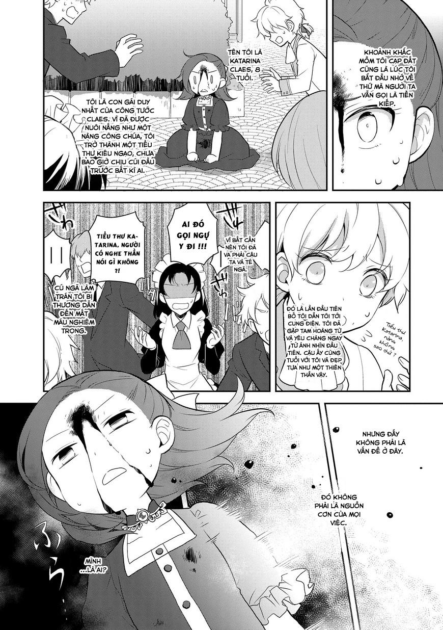 Sau Khi Được Tái Sinh, Tôi Bị Kéo Vào Game Otome Với Vai Trò Nữ Ác Nhân Và Bị Gắn Toàn Flag Đen... Chapter 1 - Page 8