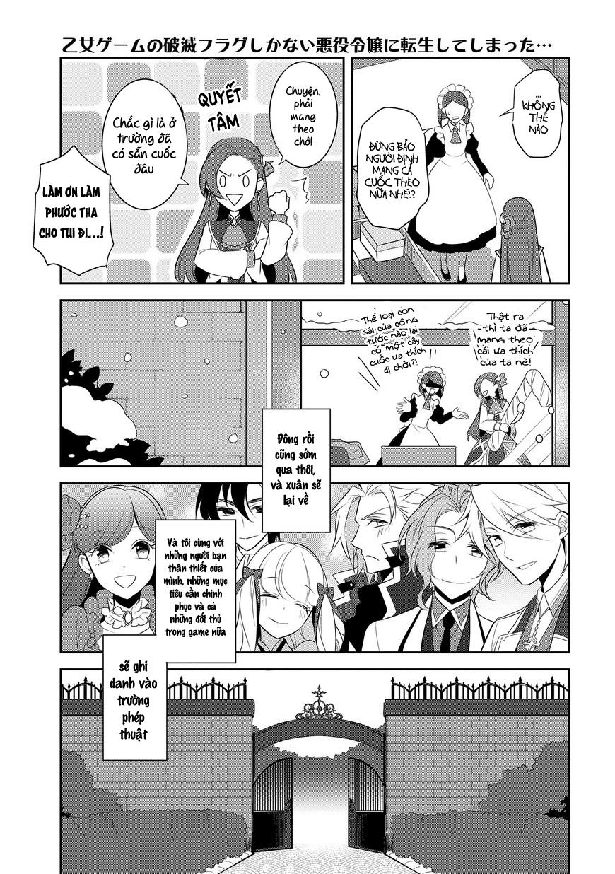 Sau Khi Được Tái Sinh, Tôi Bị Kéo Vào Game Otome Với Vai Trò Nữ Ác Nhân Và Bị Gắn Toàn Flag Đen... Chapter 7 - Page 28