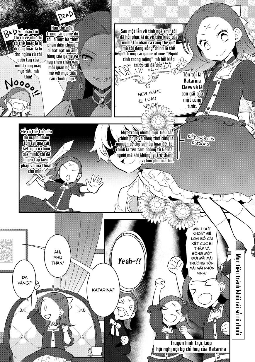 Sau Khi Được Tái Sinh, Tôi Bị Kéo Vào Game Otome Với Vai Trò Nữ Ác Nhân Và Bị Gắn Toàn Flag Đen... Chapter 2 - Page 4