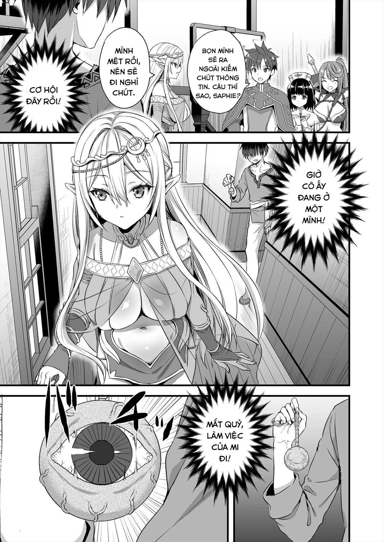 Isekai Với Mắt Quỷ Làm Elf Phải Nứng Chapter 1 - Page 6