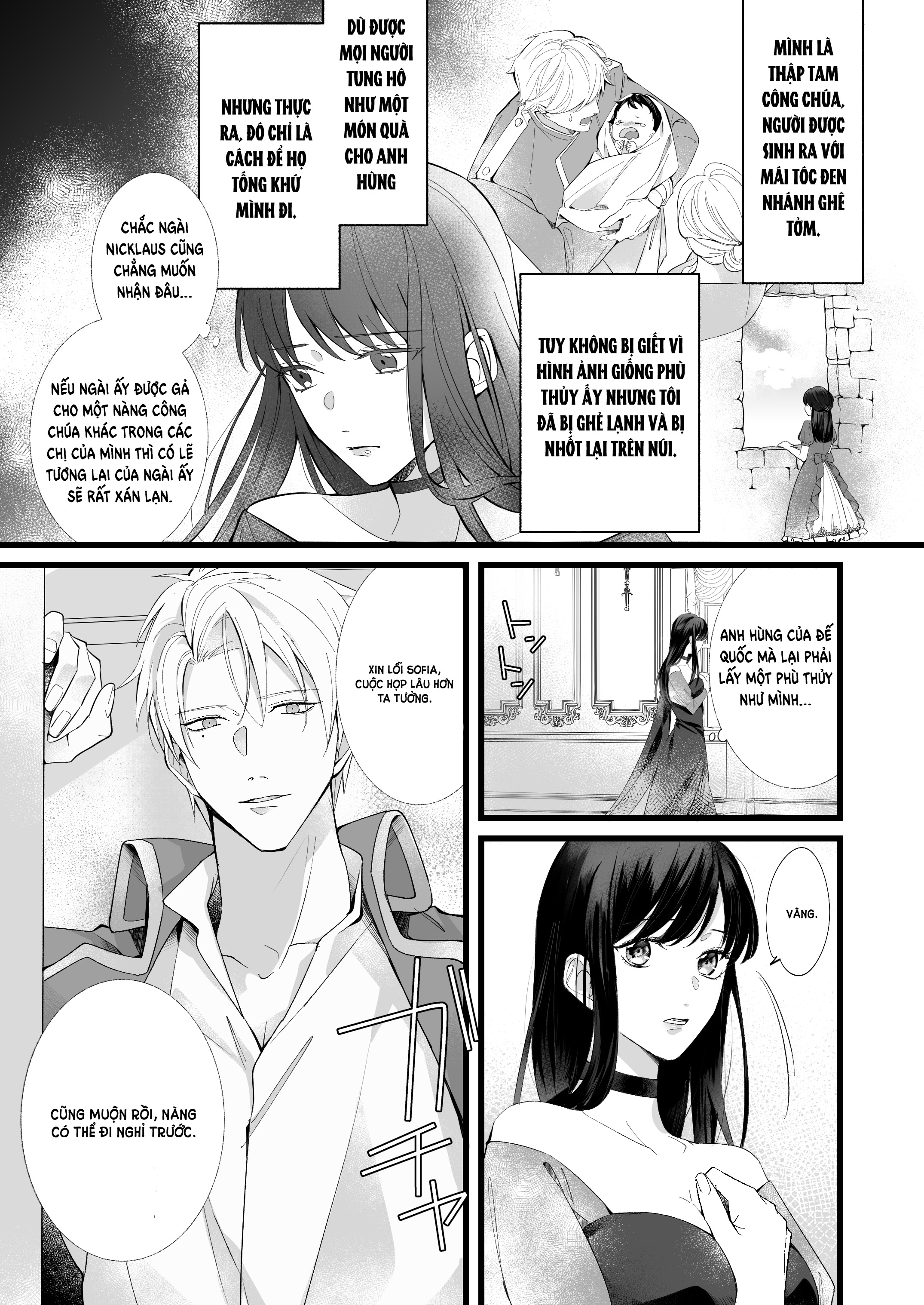 Anh Hùng Cứu Thế Cùng Cô Phù Thủy U Ám Chapter 1 - Page 2