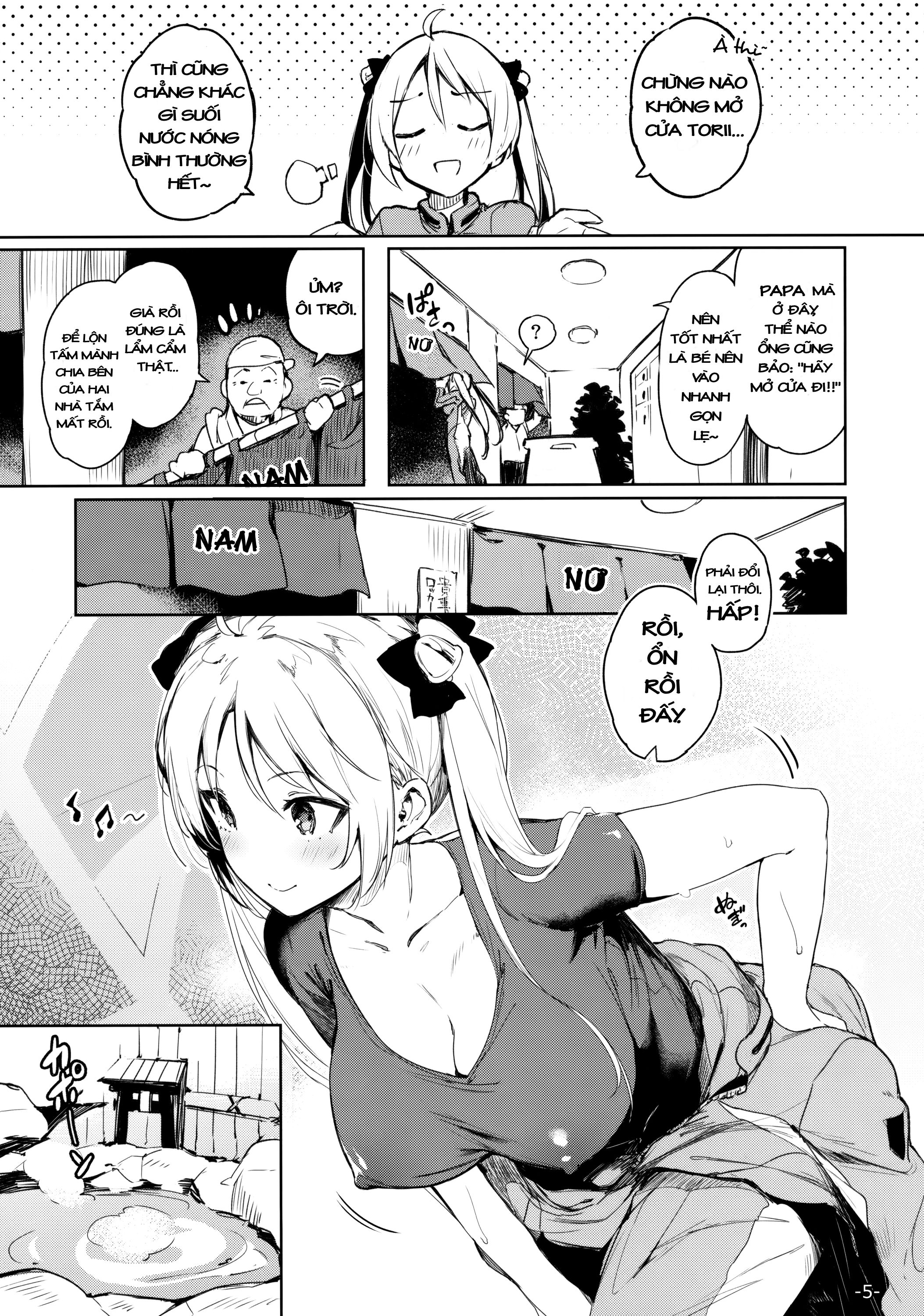 Rin-chan Hoảng Loạn Khi Bị Kẹt Trong Tường Chapter 1 - Page 4