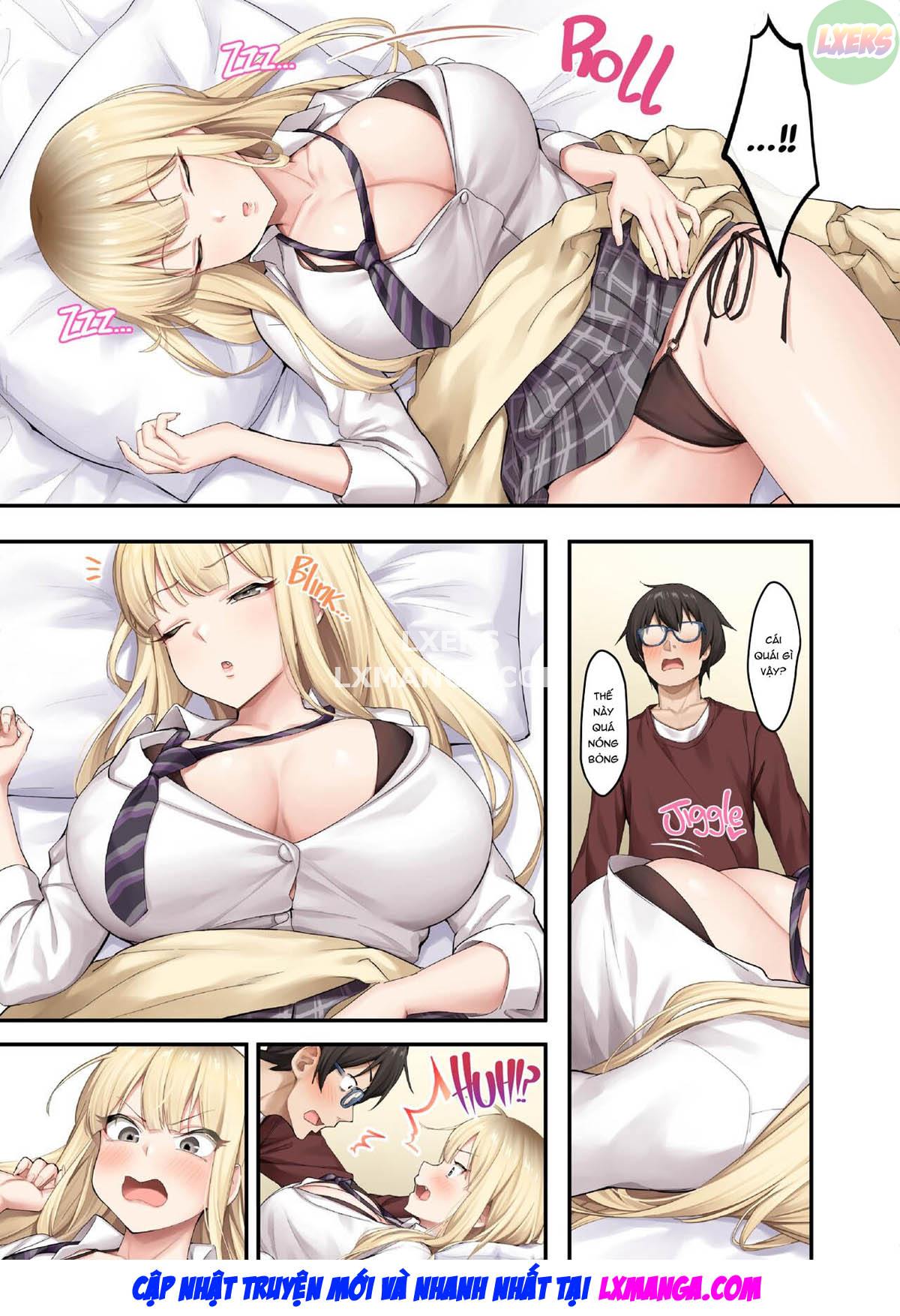 Bài Học Tại Nhà Với Những Gyaru Khiêu Gợi Chapter 1 - Page 10