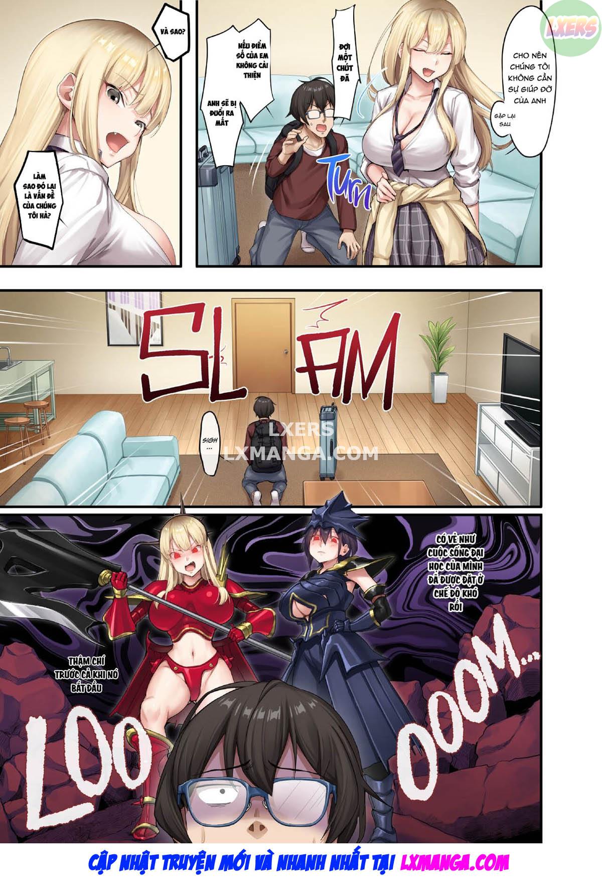 Bài Học Tại Nhà Với Những Gyaru Khiêu Gợi Chapter 1 - Page 6