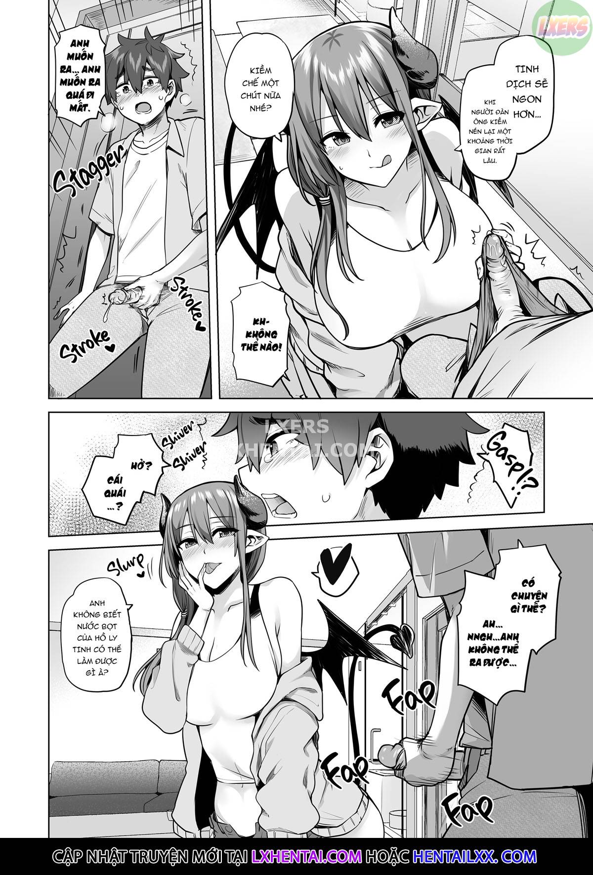 Những Quý Cô Succubus Đang Trên Đường Làm Nhiệm Vụ Tạo Ra Sữa Chapter 1 - Page 10