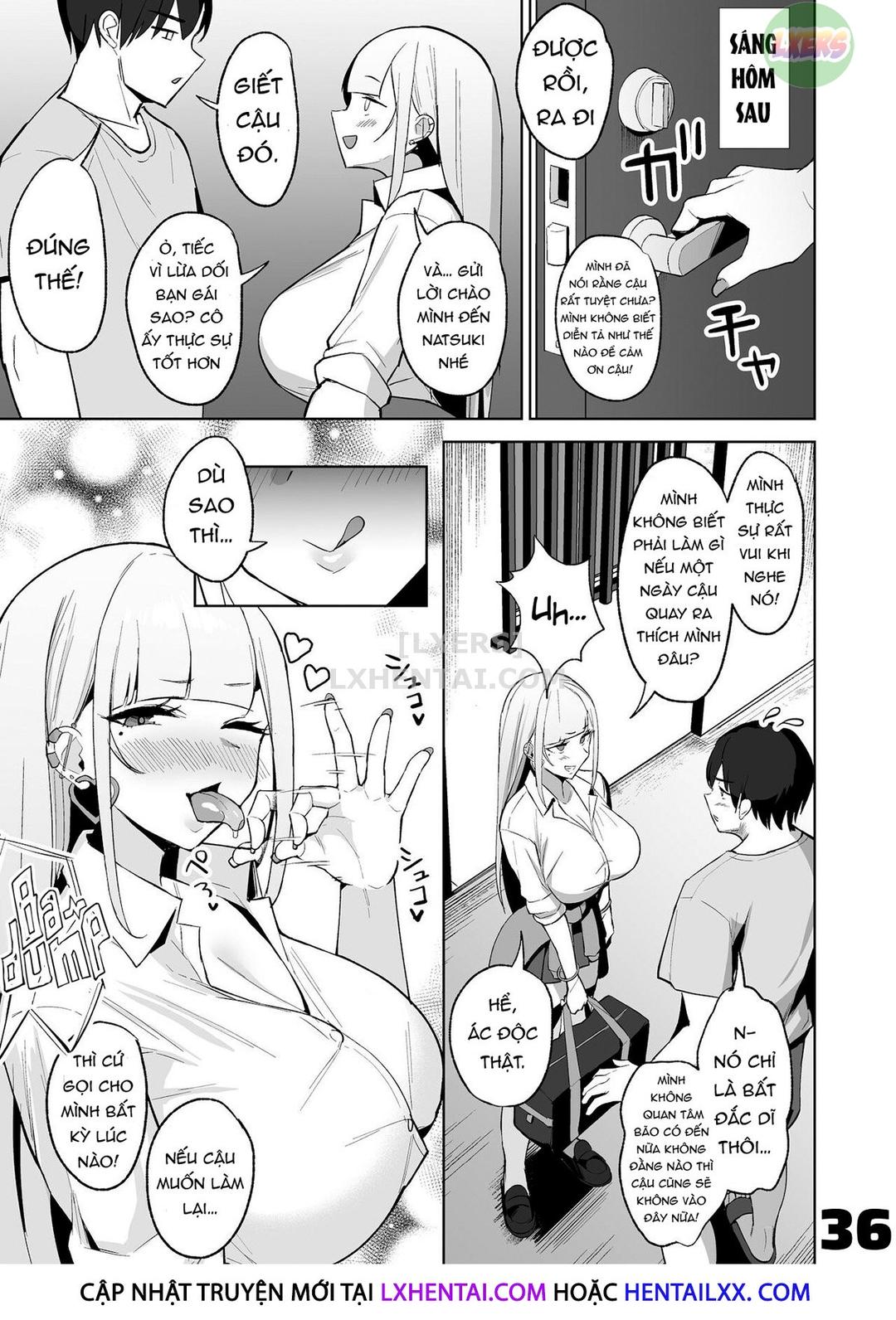 Gặp Được Nữ Sinh Gyuru Quyến Rũ Nơi Trú Mưa Chapter 1 - Page 35